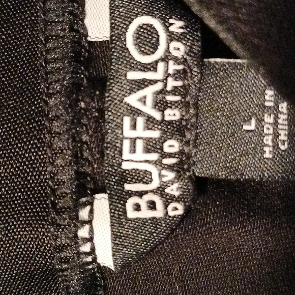 Black twill stretch pant - Picture 2 of 3